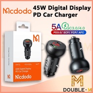 Mcdodo 38W/45W/75W/95W Car Charger PD + QC 5A Fast Charge LED Display CC-567/ CC-703/CC-597/3690