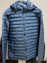 Aigle 男裝藍色羽絨外套-M