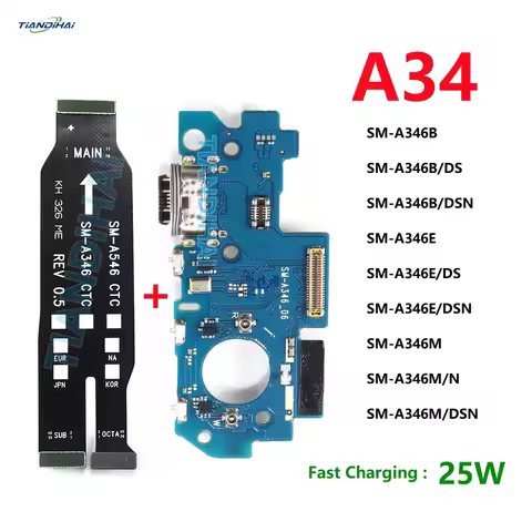 USB Charging Board Main Cable Charger Dock Port Connector Motherboard Flex Cable For Samsung Galaxy 