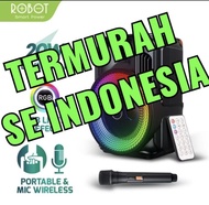 Speaker Bluetooth Robot RB500 Karaoke With Microphone