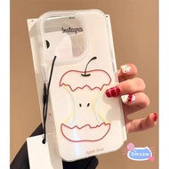 Cute Apple Cream Phone Case For Redmi Note 14 13 12 Turbo 4 3 11T 11 10 Pro Plus 5G 14C 14R 13C K80 