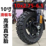 XUANCHENG Skuter Elektrik Tayar 10x2.75-6.5 Tayar Vakum Model Kelajuan Tinggi 10 Inci Tayar Vakum Lu