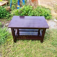 MK42 โต๊ะรับแขก โต๊ะวางของ 80*50*สูง50 ซม. โต๊ะกลาง โต๊ะกลางโซฟา สีโอ๊คเข้ม 🔥พร้อมส่ง🔥