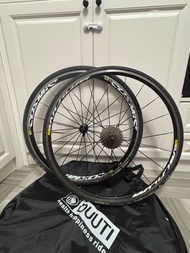 Mavic Cosmic Elite 前，aksium後鋁輪組700c