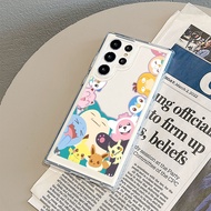 Samsung S25 Ultra S24FE S24Ultra Pokémon Psyduck Squirtle Hard Transparent Space Case for Samsung S2