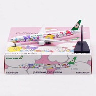 AV 1: 400 B-16740 EVA Air Boeing 777-300ER Candy Machine Alloy Finished Product Airplane Model Model