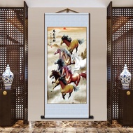 Eight Horses Picture Eight Horses Picture Horses Picture Horses to Success Waterproof Painting Study