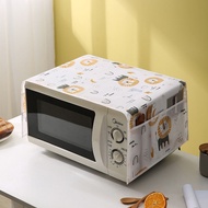 Modern simple microwave cover waterproof oil-proof dust cover american home microwave oven cover towel