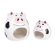 Hamster Cow Ceramic House Hideout Small Pets Small Animal House Hamster House Hamster Bed Cooling Ho