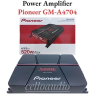 Mshop Power Amplifier 4 Channel Pioneer Gm-A4704 520 Watt Audio Mobil