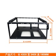 แผนที่คู่ Stackable เปิดกรณี X79x99eatx เมนบอร์ดสนับสนุน 360 Water Cooling Rack คอมพิวเตอร์เดสก์ท็อป