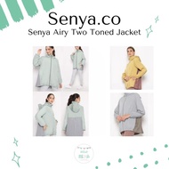 *R3@DY* SENYA JACKET WINDBREAKER JACKET SENYA AIRY TWO TONED SENYA