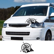 Car Stickers For Volkswagen VW Transporter T4 T5 T6 Multivan Caravelle Camper Van COMPASS Graphics V