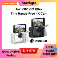 Insta360 GO Ultra 4K 2.5" FLIP TouchScreen Active HDR Tiny Hands-Free 4K60FPS Video IPX8 Waterproof 