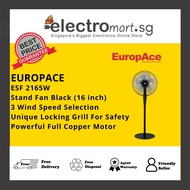 EuropAce ESF 2165W (16 inch) Inch Stand Fan w Timer