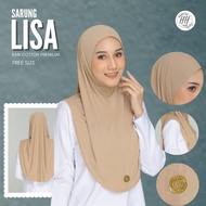 SARUNG LISA COTTON PREMIUM & MOSCREPE AWNING LIPAT