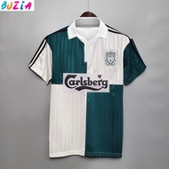(Bozia) 95-96 Football Liverpool Away Retro Soccer Jersey