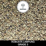 ASLI ! GREEN BEAN BIJI KOPI MENTAH ROBUSTA LAMPUNG GRADE 3 - 1 KG