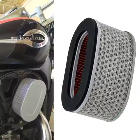 Air Filter Cleaner Element For Honda Shadow 400 750 ACE Deluxe Spirit VT400 VT750 1997-2007 2002 200