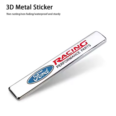 1Pcs Sport VIP Car Metal Emblem Badge Sticker For Ford ST Line Focus Mustang Fiesta Puma Ranger Kuga