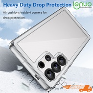 Lenuo Clear Phone Case for Samsung Galaxy S25 S24 FE S24+ S25 Ultra S24 Ultra A17 A07 A56 A36 A16 A0