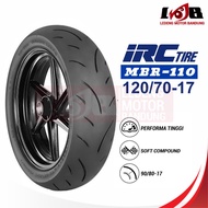 IRC MBR 110 120/70-17 Speed Winner Ban Racing Soft Compound Tubeless - 120/70-17