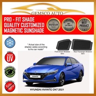 Hyundai Avante ( CN7 ) 2021-2022 ( 4 / 5 pcs ) Car Sunshade / Boot Tray