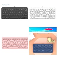 【3C】 Gaming Keyboard Full Size Quiet Typing Computer Keyboard 78 Keys Corded Keyboard