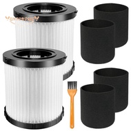 2 Pack DCV5801H HEPA Filter Compatible Foe  DCV580H, DCV581H 20V MAX Wet/Dry Vacuum