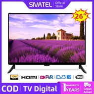 Sivatel TV LED Smart 32 inch FHD TV Digital 26/27/30 inch TV Android Televisi Netflix/YouTube-WiFi