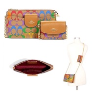 กระเป๋าสะพายข้าง COACH C4697 POPPY CROSSBODY IN RAINBOW