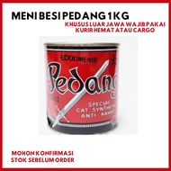 Cat Meni Kayu Pedang 1 Kg cat dasar kayu meni kayu anti rayap cat dasar merah