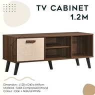 KABINET TV MODEN/RAK TV/KABINET MEDIA STORAN/TV CABINET /TV STAND/MEDIA STORAGE 1.2M/TV RACK/TV STAN