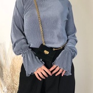 【 日本直送　名牌中古包 】Salvatore Ferragamo ショルダーバッグ ブラック ガンチーニ スエード マイクロ チェーン オールド 2vcp4r