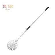 Stainless Steel 9 Inch Pizza Turning Peel Alloy Handle Long Pizza Shovel 56 Inch Pizza Oven Tool