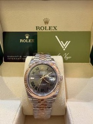 勞力士Rolex 全新 126331 41mm 溫布頓玫瑰金珠帶 Datejust (