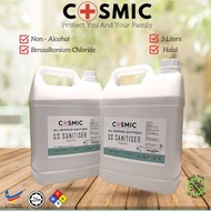 COSMIC SS Sanitizer Ready Use Anti-Bacterial Disinfectant 5L All Surface Sanitizer *Can Use Nano Spray Gun * HALAL
