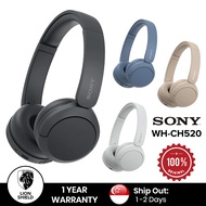 (SG) Sony WH-CH520 Wireless Headphones Bluetooth On-Ear Headset with Microphone