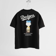 GENUINE NEW ERA LA DODGERS SNOOPY BLK T-SHIRT | 14032981