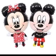 MIKEY MOUSE AND MINNIE MOUSE JUMBO FOIL BALLOONS