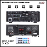 Bluetooth Karaoke Amplifier EQ FM Radio 2000W Sunbuck AV-326BT