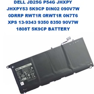 DELL 90V7W JD25G P54G JHXPY JHXPY53 5K9CP DIN02 0DRRP RWT1R 0RWT1R 0N7T6 XPS 13-9343 9350 8350 90V7W