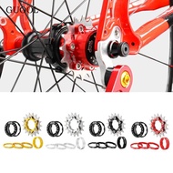 GUOOL Steel Single  Cassette Cog MTB Fixed Gear Bike Bicycle 17T Adapter 7-10s HG Hub  Freewheel Loc
