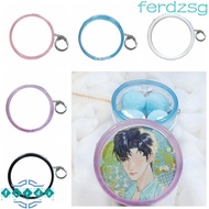 JENNIFERDZSG Anime Badge Display Bag, Badge Display Protection Case Round Badge Storage Pouch, Badge