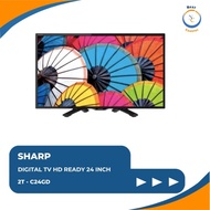 Bebas Ongkir! Sharp Tv Led 24 Inch Aquos Hd Digital Tv Lc-C24Dg
