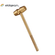 ELDGEAN Gavel, Yellow Brass Hammer, Judge Auction Courtroom Gavel Company