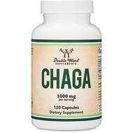 DoubleWood Chaga Mushrooms 1000 mg 120 capsules beta glucan