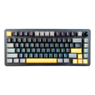 Nubwo คีย์บอร์ดเกมมิ่ง X804 Mechanical Mini Rgb Size 75% Hotswap 3-pin ใช้แบบสาย มาพร้อมกับ Knob Bla