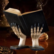 Halloween Bookends Decor Gothic Home Decor Bookends Shelves Unique Scary Monster Hand Book Ends Spoo