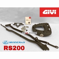 Monorack Givi Modenas RS200 Special Advance Rack 100% Original GIVI RS200 Accessories Motor RS 200 R